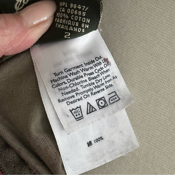 EDDIE BAUER Corduroy Dark Green Floral MIDI Skirt Granny Chic Western Retro 2 - Picture 10 of 14